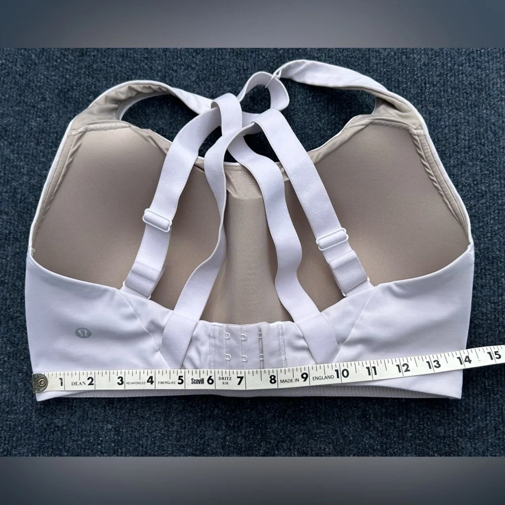 Lululemon Athletica Energy Bra High Support Cross-Back Sports Bra 36DDD Taupe - Picture 8 of 15
